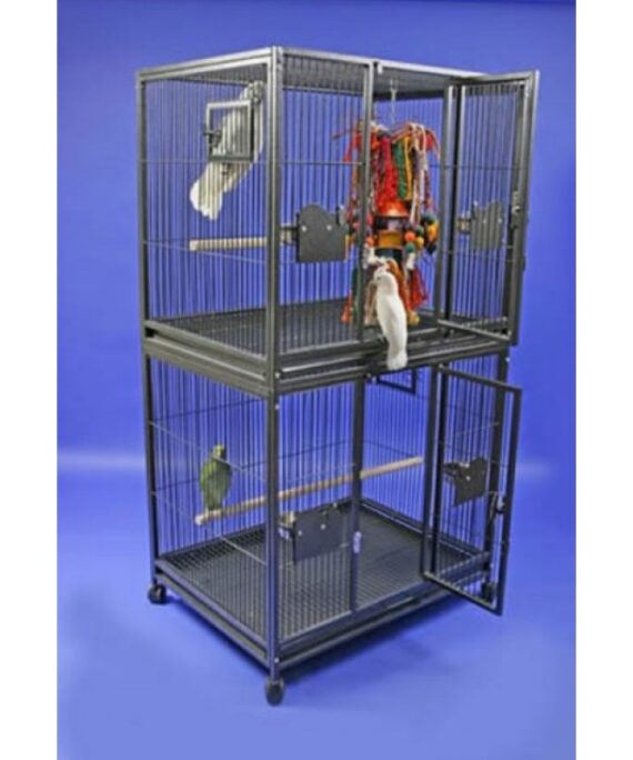 Double Breeding Parrot Cage